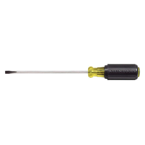 Klein Tools 601-6 3/16-Inch Cabinet Tip Screwdriver 6-Inch, Made in USA