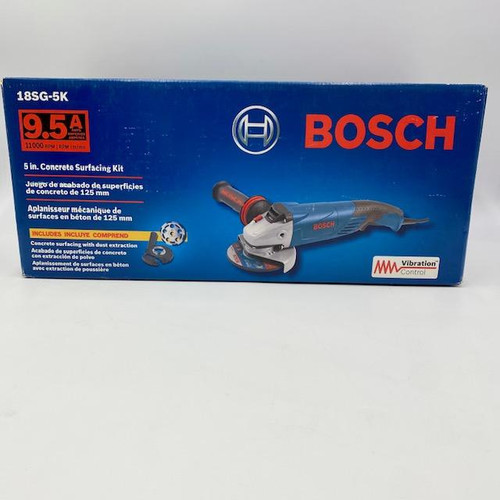 BOSCH 18SG-5K 5-Inch 9.5 Amp Concrete Surfacing Kit