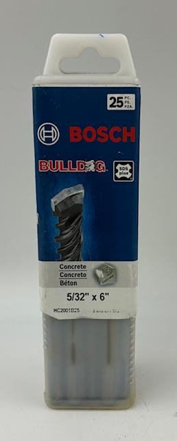 BOSCH HC2001B25 25-Pack 5/32 In. x 4 In. x 6 In. Bulldog SDS-Plus Rotary Hammer Bit