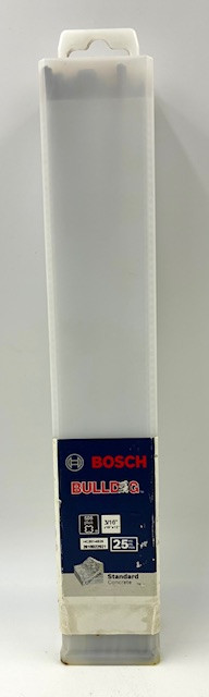 BOSCH HC2014B25 25-Pack 3/16 In. x 10 In. x 12 In. Bulldog SDS-Plus Rotary Hammer Bit