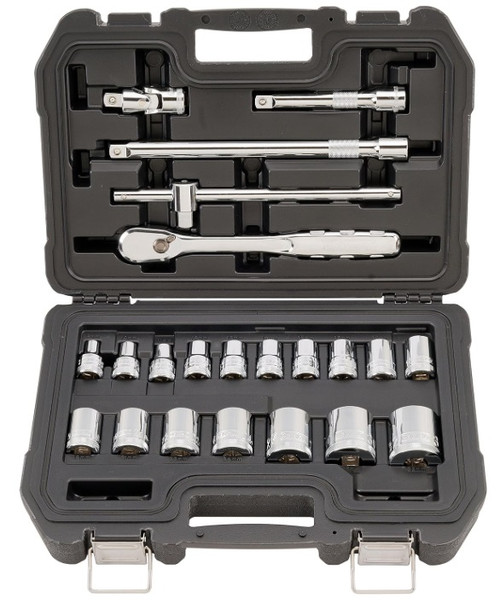 Dewalt DWMT19241 22PC 1/2in Drive 6PT METRIC SOCKET SET - 8MM - 32MM