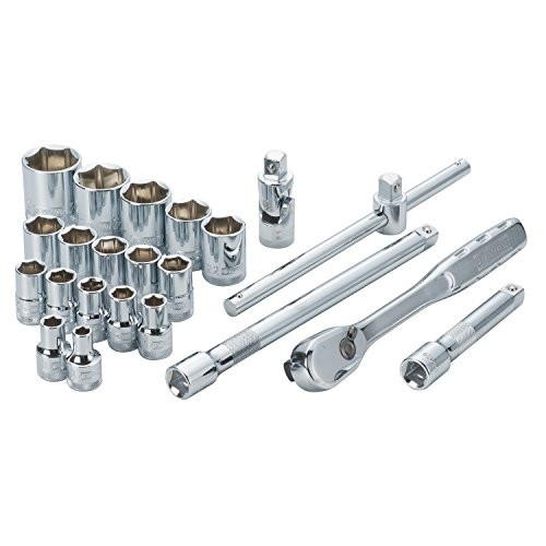 Dewalt DWMT19241 22PC 1/2in Drive 6PT METRIC SOCKET SET - 8MM - 32MM