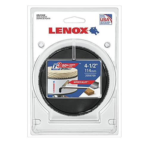 Lenox (2059709) Hole Saw with T3 Technology 4-1/2 114MM