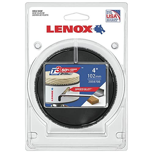 Lenox Tools 2059708 4 in. Bi-Metal Non-Arbored Hole Saw