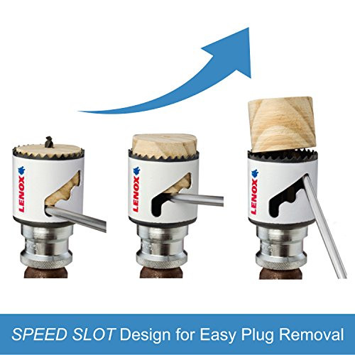 LENOX Tools 3" Bi-Metal Speed Slot Hole Saw with T3 Technology, 1772021