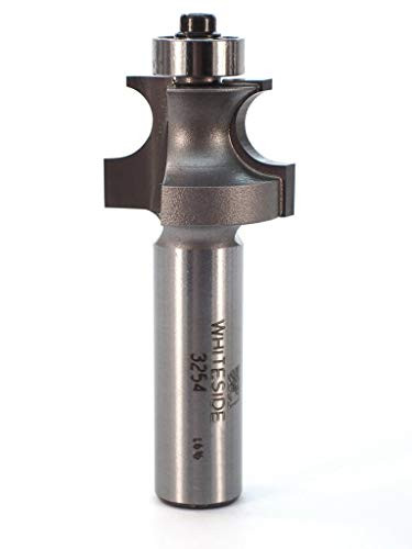 Whiteside Router Bits 3254 Edge Beading Bit with 1-1/16-Inch Large Diameter and 3/4-Inch Cutting Length