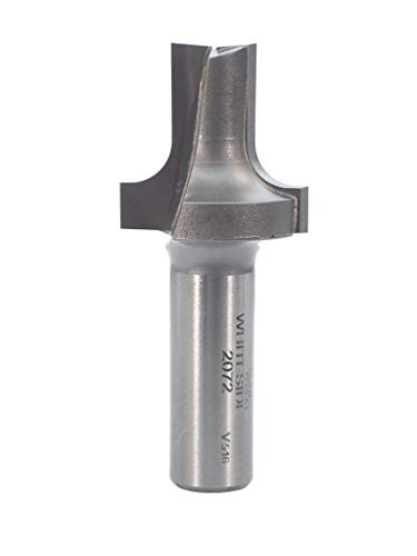 Whiteside Router Bits 2072 Round Over and Edge Trim Bit with Plunge Point 1/4-Inch Radius and 1-1/8-Inch Large Diameter