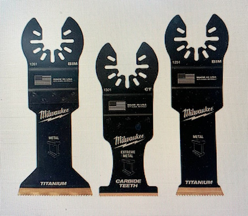 Milwaukee Universal Fit Metal Oscillating Blade - 3 PK Variety 49-10-9006