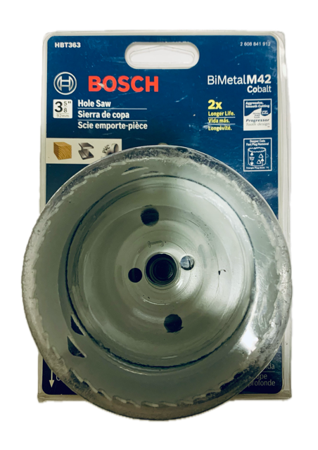 BOSCH HBT363 3-5/8 in. Bi-Metal T-Slot Hole Saw