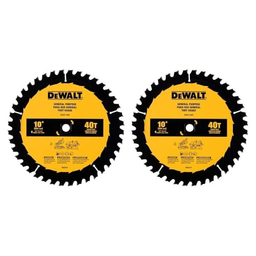 DeWalt DWA1240CMB Series 20 Construction Circular Saw Blade Combo Pack, 12", 40T
