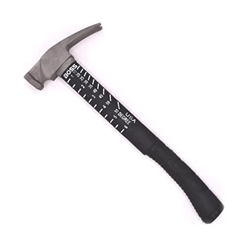 Boss BH12TIPFS 12oz Titanium Hammer with Poly-Fiberglass Handle - Made in USA