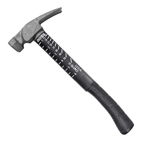 Boss BH16TIPFS 16oz Titanium Hammer w Fiberglass Handle - Made in USA
