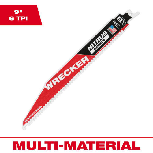 Milwaukee (48-00-5272) 9" WRECKER with NITRUS CARBIDE 1Pk