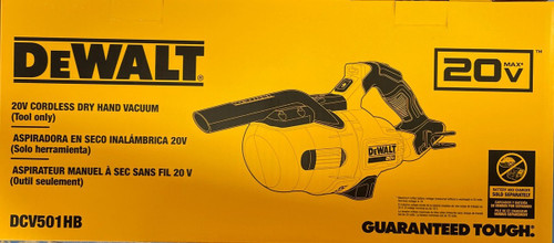 DEWALT 20V Vacuum, Cordless Handheld Vacuum, HEPA, Battery Not Included (DCV501HB)