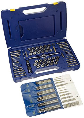 116-Piece IRWIN 1813817 Performance Threading System Tap, Die & Drill Bit Set