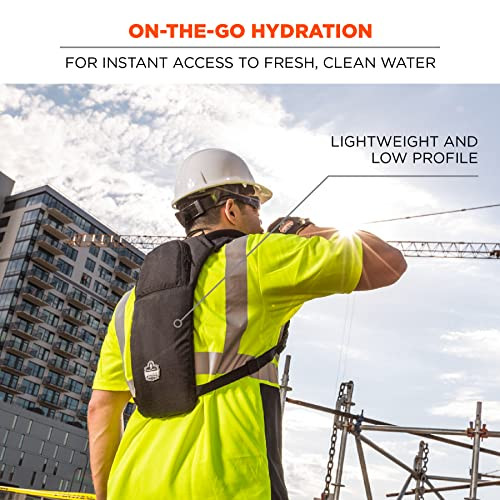 Ergodyne Chill-Its 5155 Low Profile Hydration Pack, Black, 2 ltr