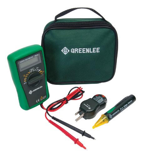 Greenlee - Electrical Kit-Basic (Tk-30A), Elec Test Instruments (TK-30A), 10 x 8 x 3", Black