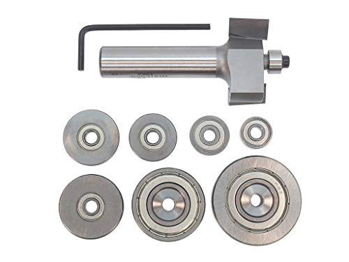 Whiteside Router Bits 1955-0 Multi Rabbet Set Carbide Tipped 1-3/8-Inch Large Diameter and 1/2-Inch Cutting Length