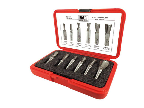 Whiteside Router Bits W-605 Incra Set with 1/2-Inch Shank