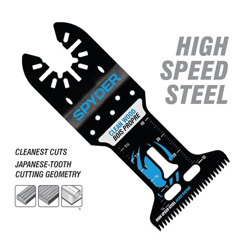 SPYDER (5-Pack) Bi-Metal Wood and Metal Cutting Oscillating Tool Blade