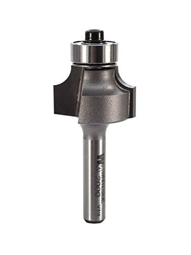 Whiteside 2000 Roundover Router Bit: 3/16 Inch Radius, 7/8 Inch Large Diameter, 1/4 Inch Shank, 1/2 Inch Cutting Length