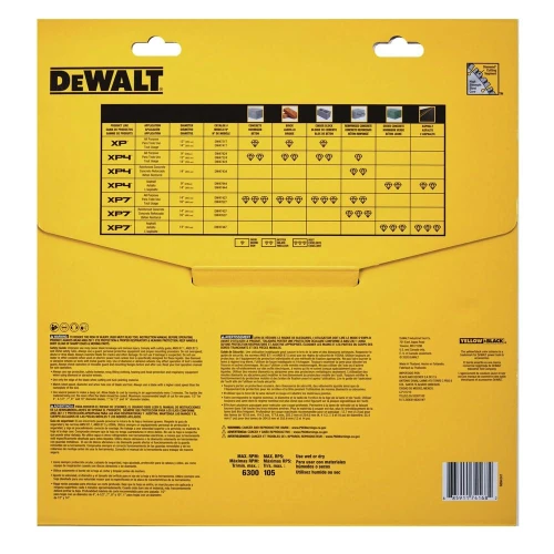 DEWALT DW4721T 12IN SEGMENTED XP ALL PURPOSE
