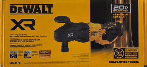 DEWALT 20V MAX* XR Brushless Cordless 7/16 in. Quick Change Compact Stud & Joist Drill (Tool Only) (DCD447B)