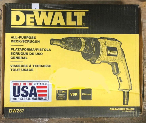 DEWALT DW257 6.2 Amp Deck/Drywall Screwdriver