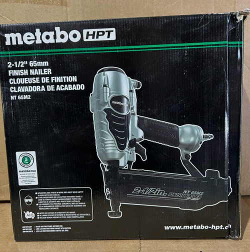 Metabo HPT NT65M2 Finish Nailer with Air Duster 2 1/2" 65mm