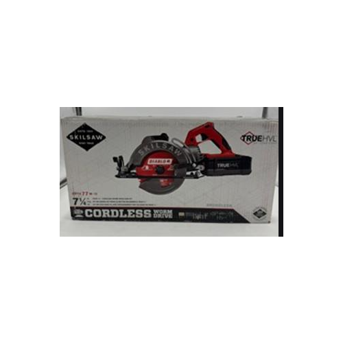 SKIL 7-1/4 IN. TRUEHVL Cordless Worm Drive SKILSAW with TRUEHVL Battery, Diablo Blade-SPTH77M-12