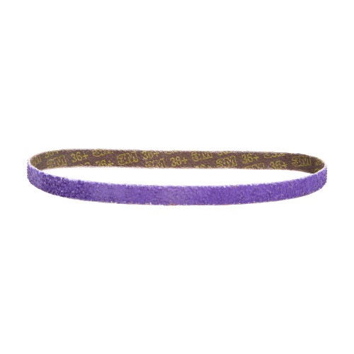 3M (PACK OF 10)  Cubitron II File Belt, 33445, 60+ Grit, 1/2 in x 18 in, Resin Bonded, Spot Weld Removal
