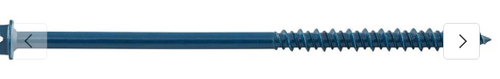 DeWalt (BOX OF 100) DFM12732 UltraCon+ 1/4 X 4-Blue Hex Washer, Gimlet