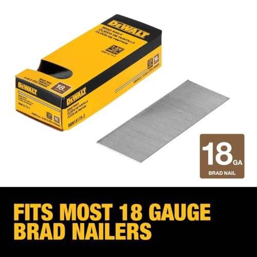 DEWALT (2500 QUANTITY)  1-3/4 in. 18 Gauge Brad Nails  (DBN18175-2)