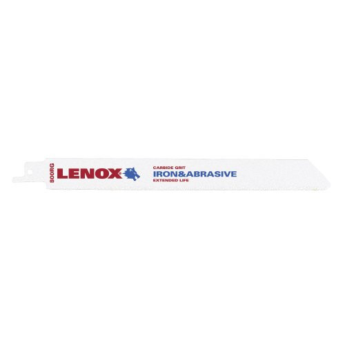 LENOX Tools Master-Grit Carbide Grit Reciprocating Saw Blade, Non-Metallic Material Cutting, 6-inch, Medium Grit, 2-Pack (20505600RG)