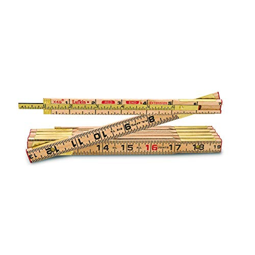 Lufkin X46 Red End Folding Wood Rule, 6-Inch