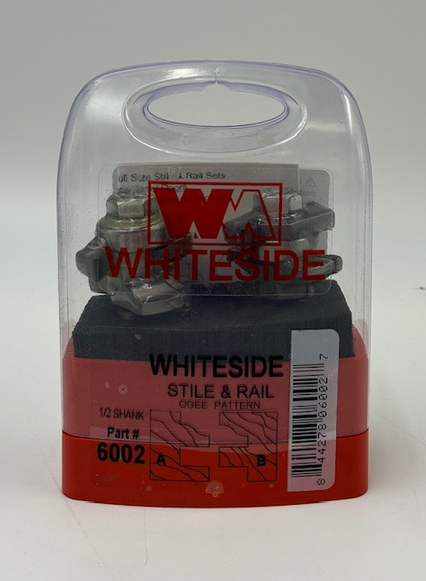 Whiteside Router Bits 6002 Ogee Stile and Rail Set with 7/8-Inch Cutting Length