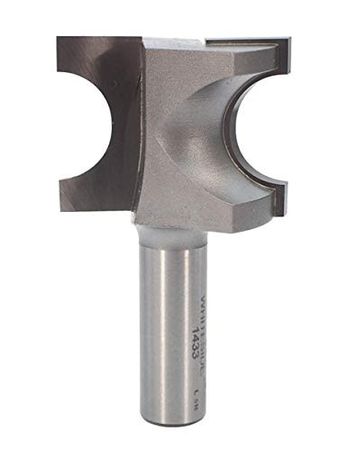 Whiteside Router Bits 1433 Half Round Bit with 3/8-Inch Radius and 1-1/4-Inch Cutting Length