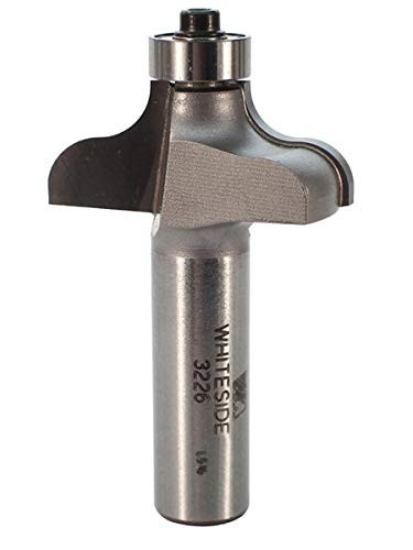 Whiteside Router Bits 3226 Ogee Bit with 1/4-Inch Radius, 1-1/2-Inch Large Diameter and 5/8-Inch Cutting Length