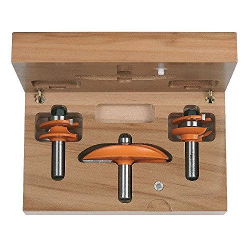 CMT 800.512.11 3-Piece Standard Kitchen Set in Hardwood Case, 1/2-Inch Shank