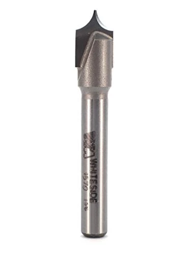 Whiteside Router Bits (1 per pack) Point Cutting Round Over Bit with 3/16"  Radius 3/8" Cutting Diameter and 3/8" Cutting Length (1570)