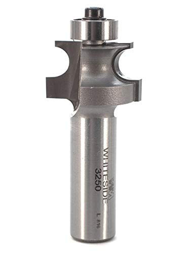 Whiteside Router Bits 3250 Edge Beading Bit with 1-Inch Large Diameter and 5/8-Inch Cutting Length