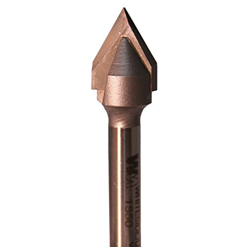 Whiteside Router Bits 1550 V-Groove 60-Degree 1/2-Inch Cutting Diameter and 7/16-Inch Point Length