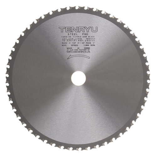 Tenryu PRF-25550D Steel-Pro Mild Steel Cutting 10" x 50T Saw Blade