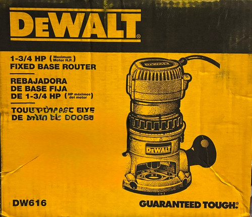 DEWALT DW616 1-3/4-Horsepower Fixed Base Router