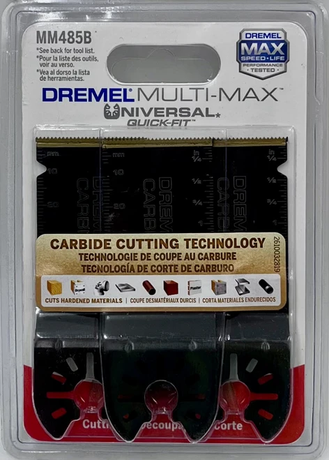Dremel MM485B Carbide Flush Cutting Blades, Pack of 3