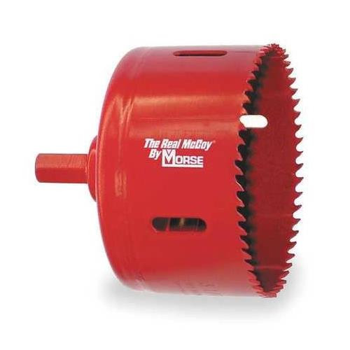 MK Morse TA70 Bi-Metal Hole Saw w/ Attached Arbor, 4-3/8 In. Dia.