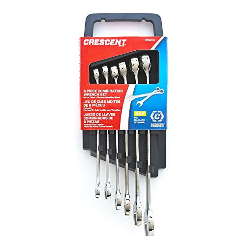 Crescent Brand CCWS0 6 Pc. SAE Combination Wrench Set