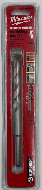 Milwaukee 48-20-8835 Hammer Drill Bit 9/16-by-4-by-6-Inch