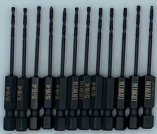 Irwin 5/64 inch Drill Bits 12 Pack
