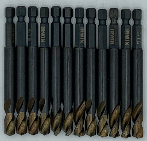 Irwin Drill Bit Black Ox TurboMax Impact 5/16" - 12 Pack